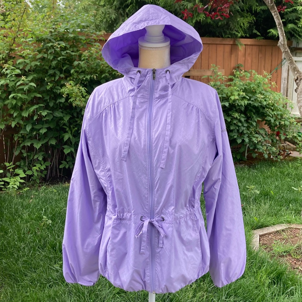 Columbia lavender double layered windbreaker